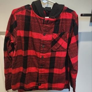 Casual Plaid button-down shirt